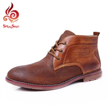 Automne Hiver Hommes De Mode Cheville Bottes CN Taille 38-45 Noir/brun/Café AJOUTER Polaire Beau Hommes Casual Carrière Martin Bottes