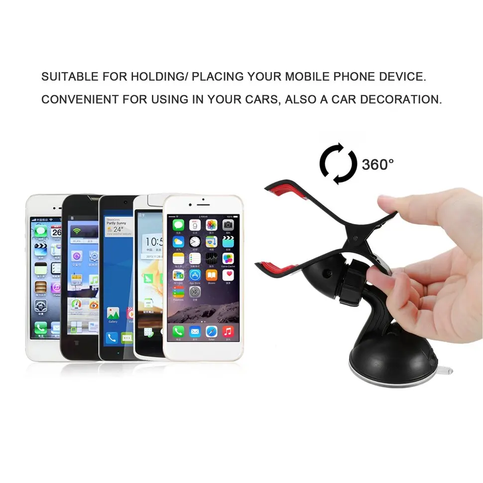 

10pcs Universal 360 Degree Rotating Car Windshield Mount Stand Holder for Phone