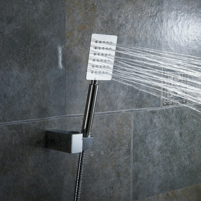 becola ванная комната настенный душ горячей и холодной воды набор роскошный дождевой Душ Набор кран B-9906