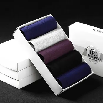 

TECHOME 5pcs/lot Flexible Shorts Boxer Male Pants Underpants vetement homme Men Underwear Boxer Modal Man Short Breathable