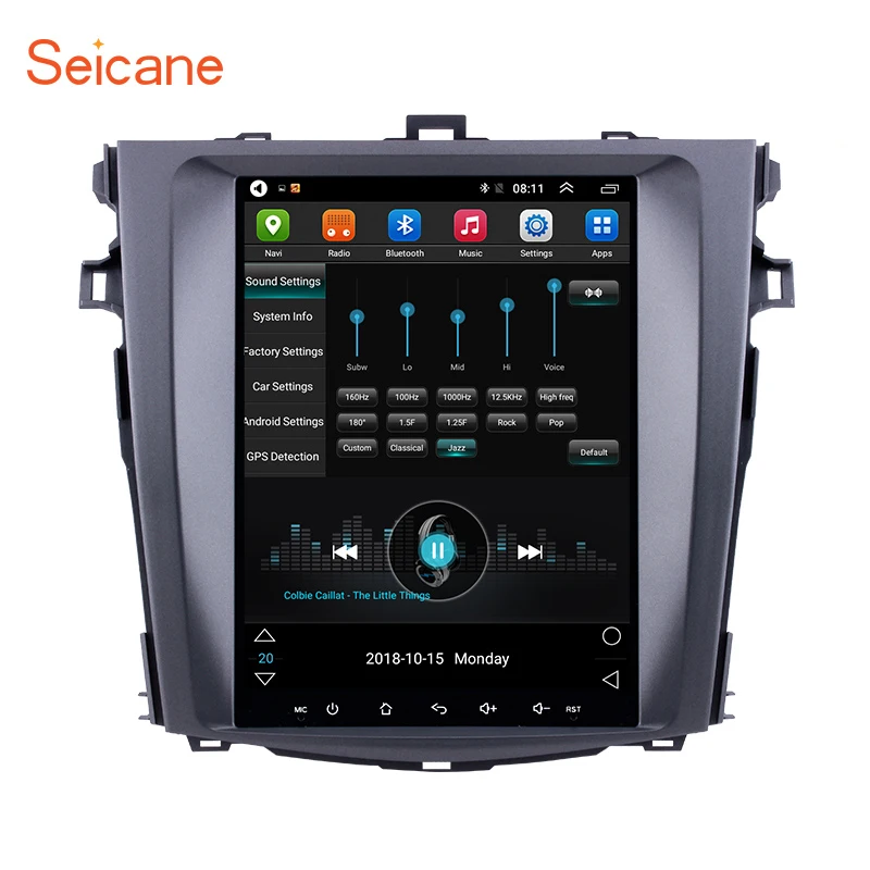 

Seicane 9.7 inch Android 9.1 Multimedia Autoradio GPS Navigation System for 2006-2012 Toyota Corolla 1080P Mirror Link Wifi SWC