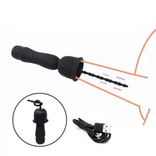16 Speeds Urethral Vibrator Stick Time Delay Training Sleeve Urethral Nerve Stimulation Vibrator Pressure Gauge Party Decoration 16 Speeds Urethral Vibrator Stick Time Delay Training Sleeve Urethral Nerve Stimulation Vibrator Pressure Gauge Party Decoration