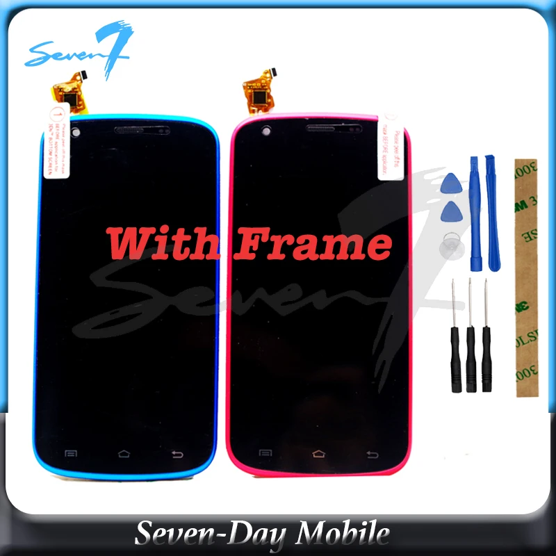 

100% Tested LCD Display For Qumo QUEST 506 LCD Display Touch Sctreen Assembly With Frame