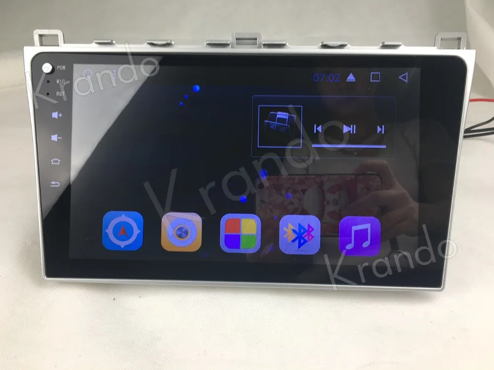 Best Krando Android 8.1 10.1" Full touch car navigation system for Mazda 6 ruiyi ultra 2008-2012 multimedia player gps wifi Bluetooth 1