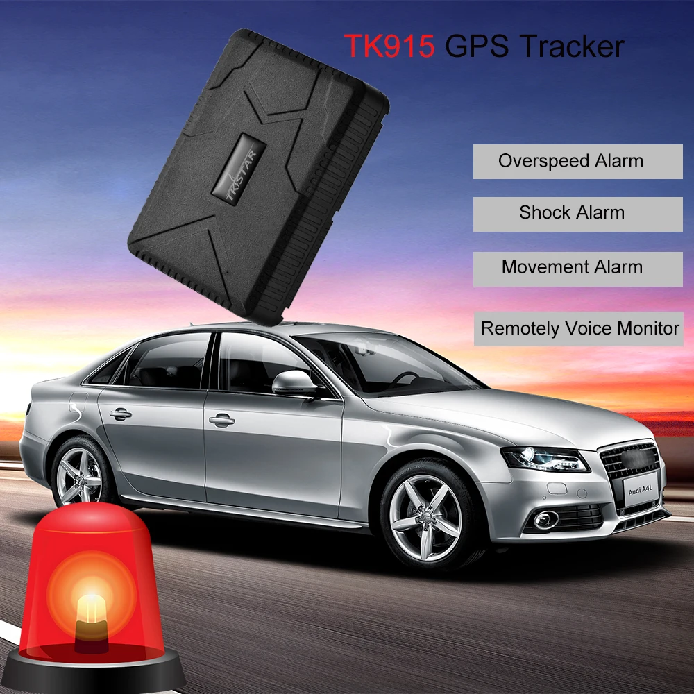 3g gps трекер Автомобильный TKSTAR TK915 80 дней gps локатор автомобильный магнит в режиме реального времени отслеживание gps трекер 3g Авто шок сигнализация PK TK905