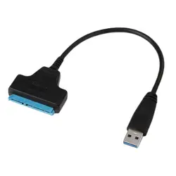 Мини Портативный USB 3,0 на SATA 2,5 дюйм(ов) жесткий диск HDD SSD адаптер 22Pin конвертер Тетрадь жесткий диск соединительный кабель