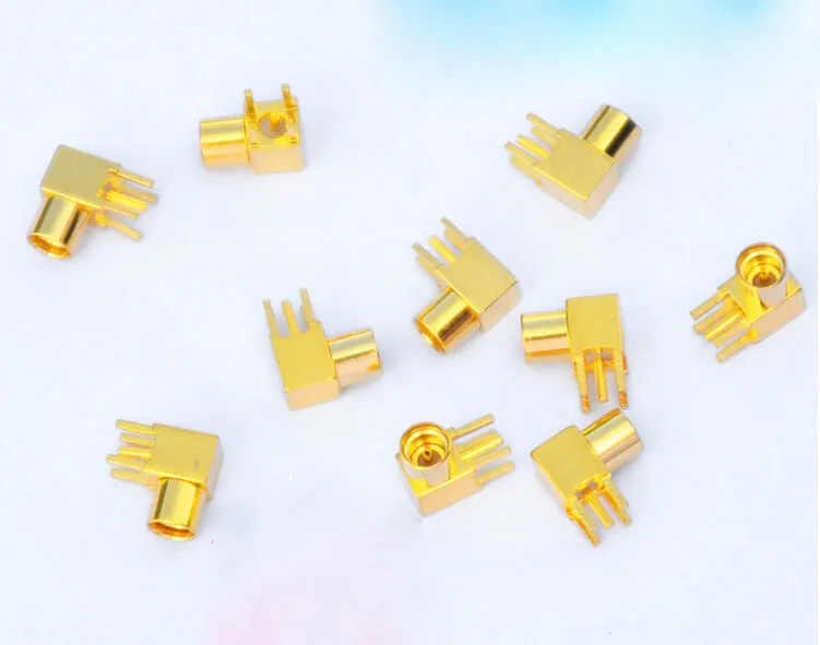 L Shape Interface male Grooved Pin plug Jack for Shure SE535 SE215 SE425 SE846 headphone DIY Connector for Audio Cables 50pcs