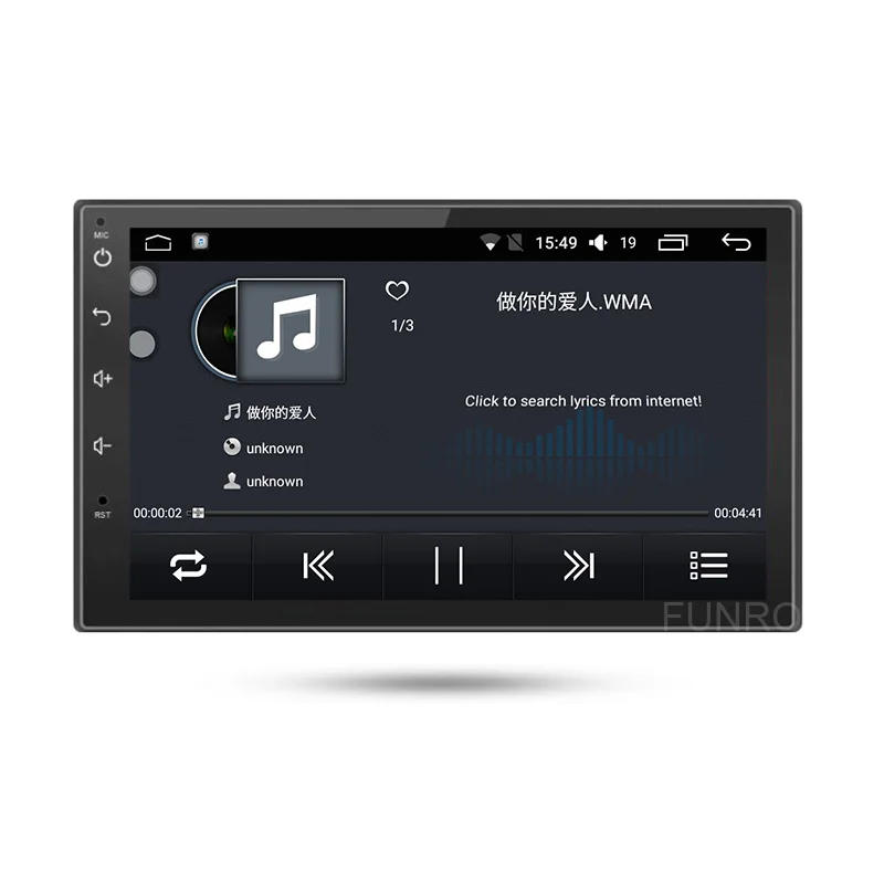 Discount Funrover 4 core 2 din car dvd multimedia player Android 8.0 For Nissan Qashqai X-trail universal car radio stereo gps navigation 3