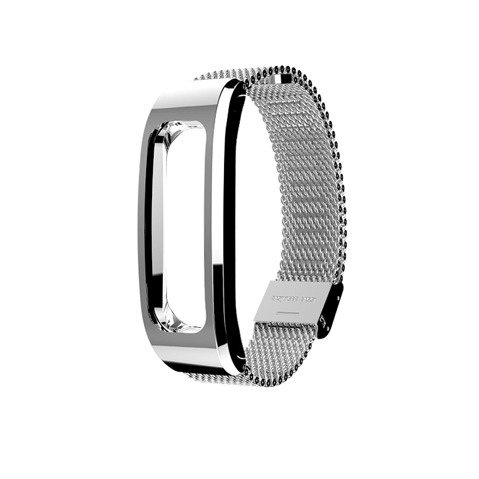 Mijobs Миланский металлический ремешок браслет из нержавеющей стали для huawei Honor Band 4, умные часы для бега, браслет, фитнес-ремень