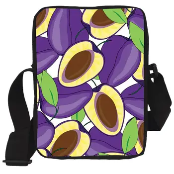 

New design cute Fruit salad with strawberries cute men's messenger bag Weekend activities travel Women male crossbody bag