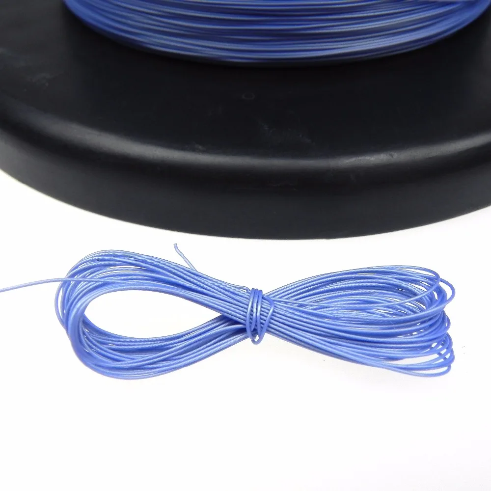 

(1 meter/lot) UL10064 32AWG Micro teflon cable, High temperature OD:0.38mm Stranded Wire Light green 1000mm long Light blue
