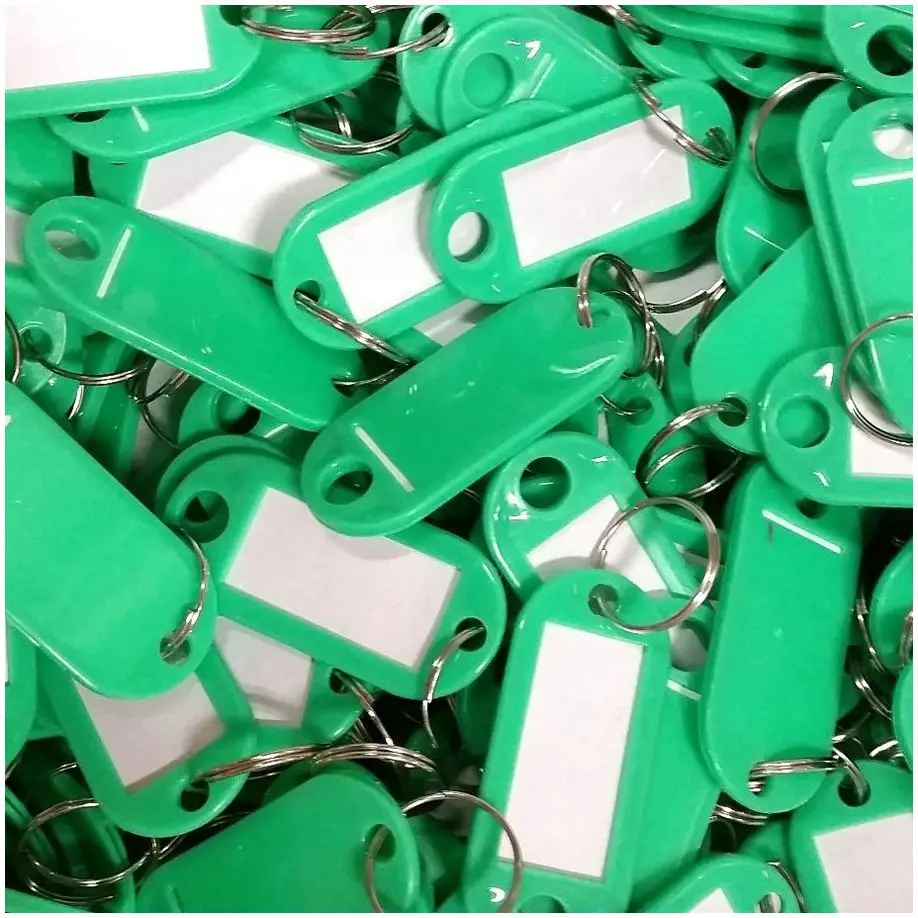

BLEL Hot Key Ring Tags(100pcs green)