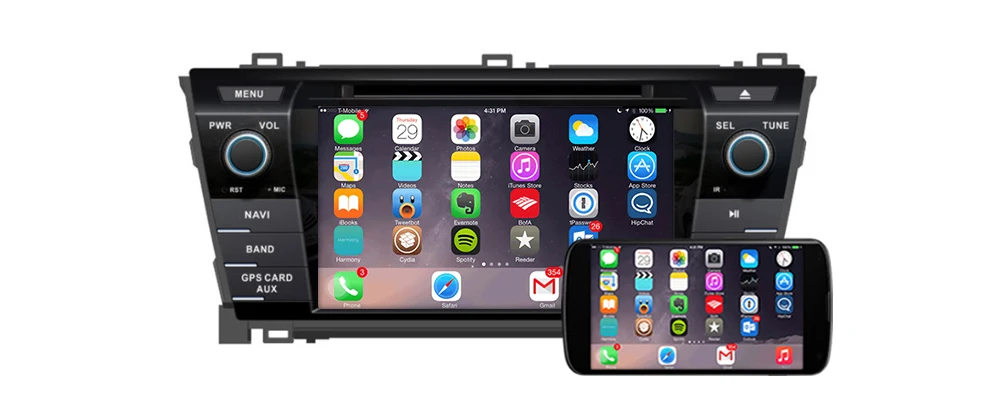 Cheap ZaiXi Android 2 Din Auto Radio DVD For Toyota Corolla 2013~2016 Car Multimedia Player GPS Navigation System Radio Stereo 4