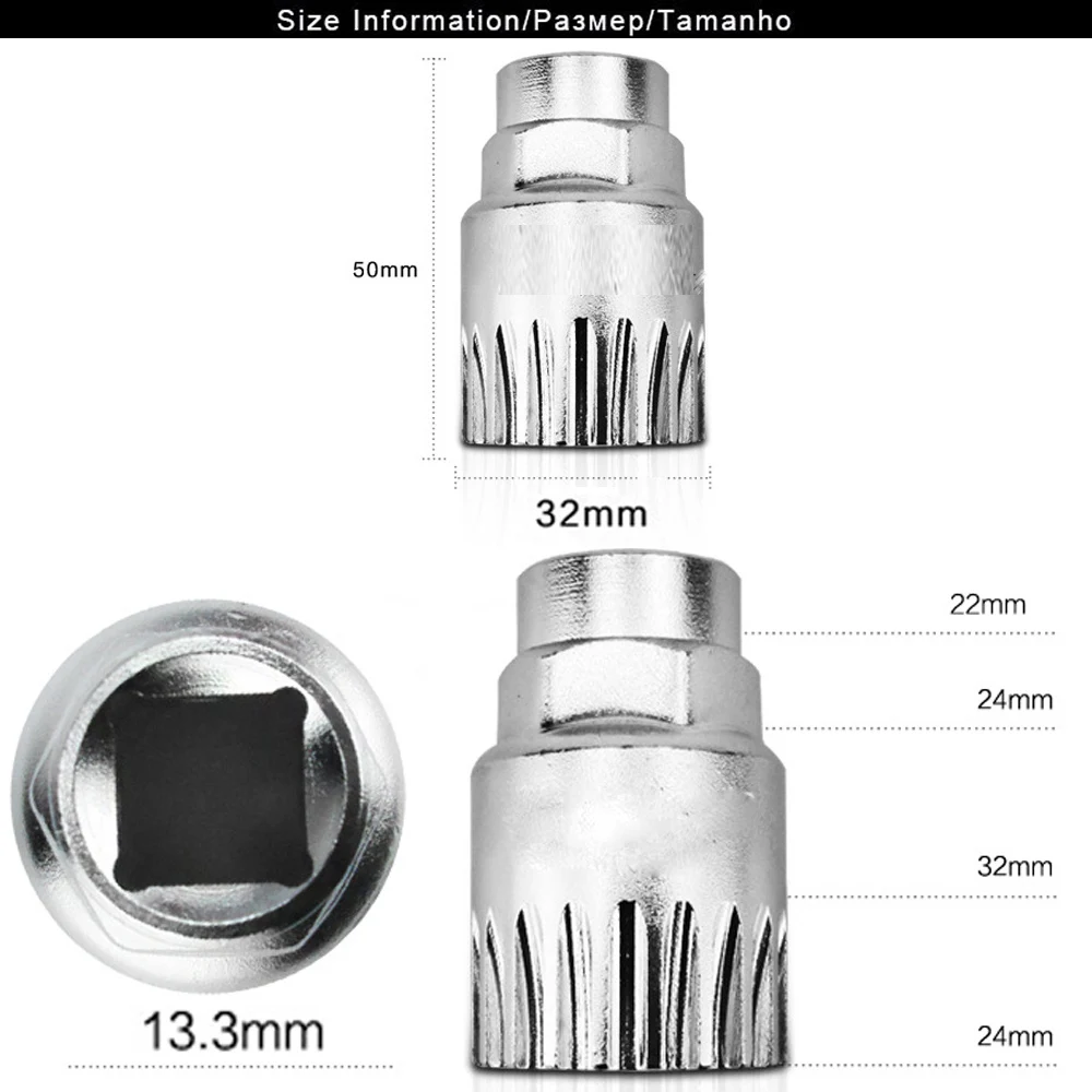 VXM горная велосипедная Звездочка оси удалить рукав квадратное отверстие 20 стержень со шпоночными канавками установка, Ремонт Инструменты Нижний Кронштейн Герметичный картридж