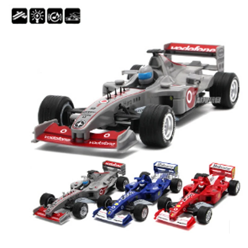 Alloy Diecast F1 Formula Racing Car Model With Light Music Full Back