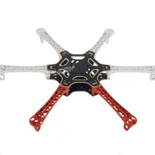 F550 планера гекса рамки гексакоптер белый/красный Поддержка KK MK MWC Naza для видом от первого лица с бесплатной доставкой