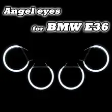 Для BMW Angel Eye кольцевой светильник Ccfl angel eyes автомобильный светильник angel eyes кольца Angel Eye для BMW E36 E38 E39 E46 4x131 мм