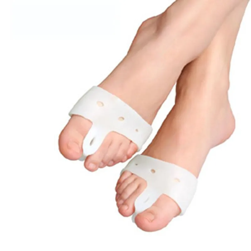 1 пара Силиконовый гелевый для ног корректор разделитель для пальцев ноги косточка на большом пальце профилактика бурсита регулятор профилактика «косточек» на ноге уход за стопами, педикюр