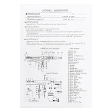 Горячая SP134K 0,2 мм/0,5 мм 7cc чашка профессиональный двойной спусковой механизм управления Аэрограф, пистолет-распылитель для искусства и ремесла
