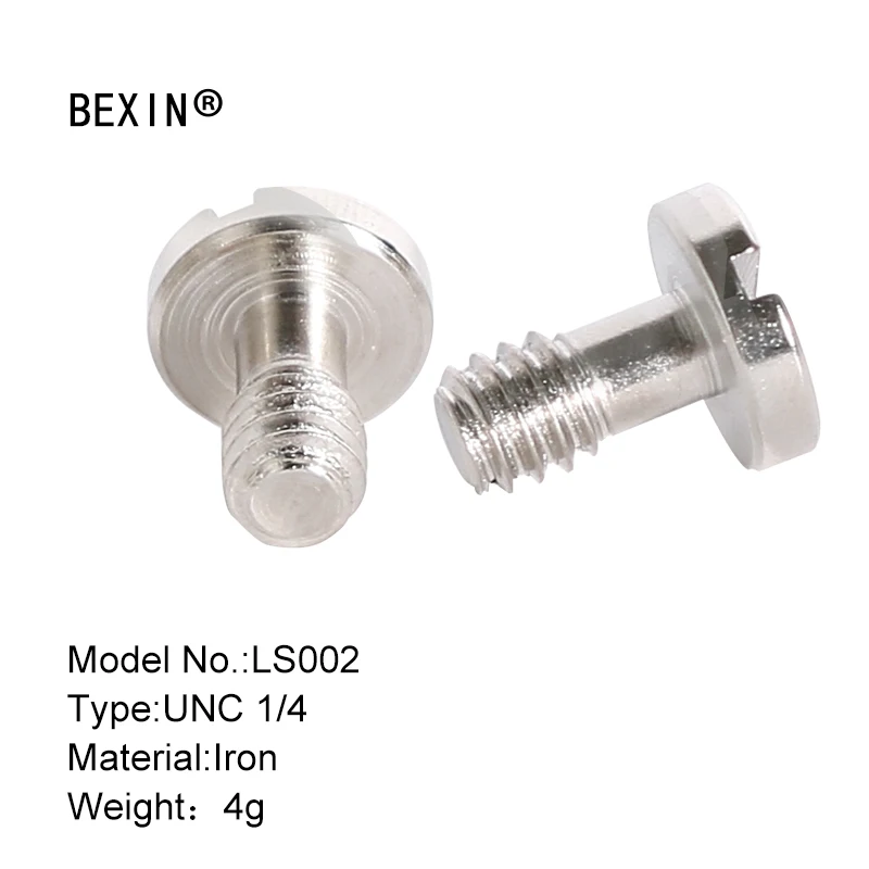 Camera mount screw 1/4 inch screw quick release camera plate screw 20