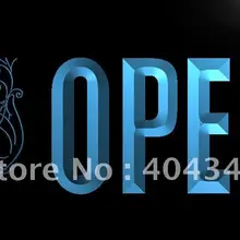 LK827-открыть ногтей Красота салон приманки светодиодный неоновый свет знак домашнего декора ремесла