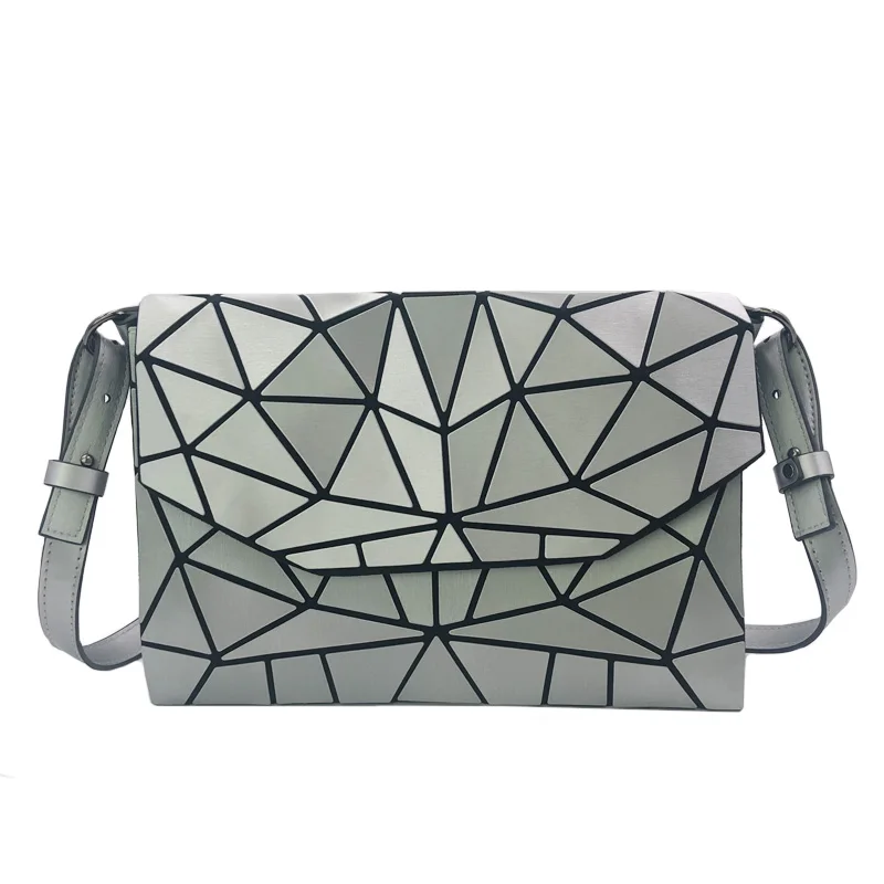 Новинка, женская вечерняя сумка с геометрическим рисунком, сумки на плечо с цепочкой, женские складные сумки и сумочки, светящаяся сумка, повседневный клатч, сумка-мессенджер
