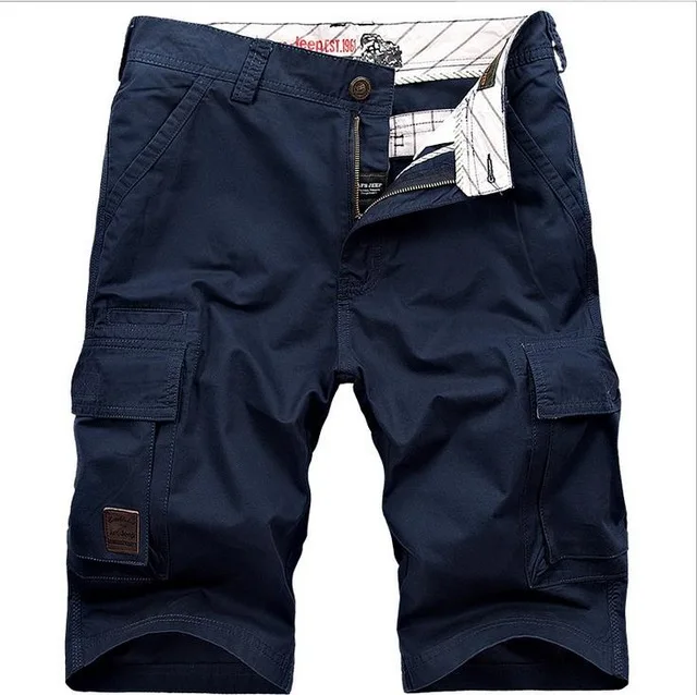 army Loisirs Hommes Green Green Cargo Pantalon Kaki Mode Court D'été Shorts Nouveau armée Bleu Coton rouge bean Jeep Vert 2018 De Pur kaki nH0qFRwx