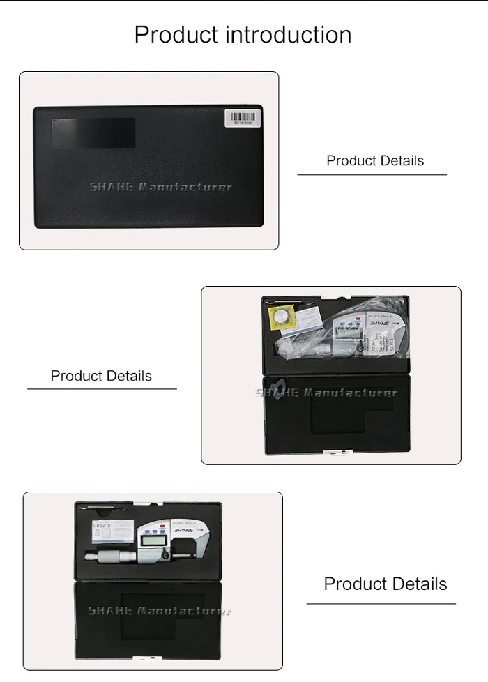 SHAHE IP65 цифровой микрометр 0,001 мм электронный цифровой наружный микрометр 0-25 мм