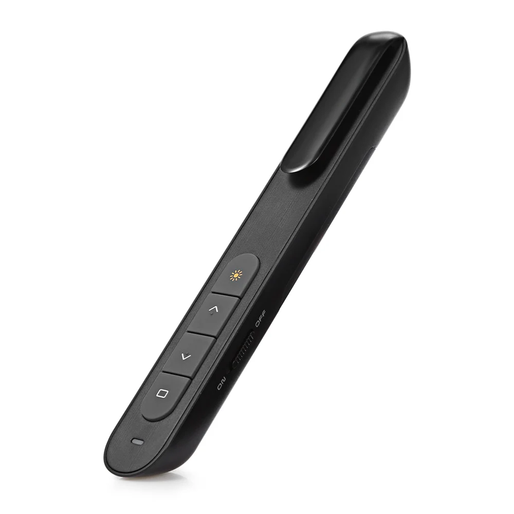 

Wireless Presenter RF2.4Ghz Power Point Presentation Remote Control PPT Clicker Presentation Laser Pen For Windows 7 8 10 Mac OS