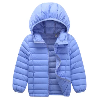 

Children Ultra light coat boys duck jacket girl coat outerwear boys jacket kid hoodie jacket candy color duck downjacket YL64