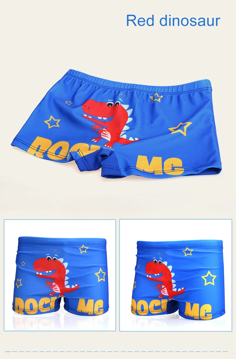 Boys Swimming Trunks Kids Cartoon Printed Thin Beach Swimsuit Boy Boxer Suits Swimwear pants shorts Plus Size Men underwear