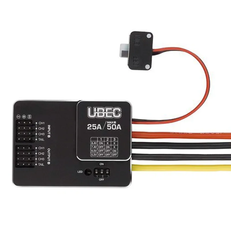 

HobbyWing external UBEC 25A HV 3-18S high voltage range for RC hobby drone FPV