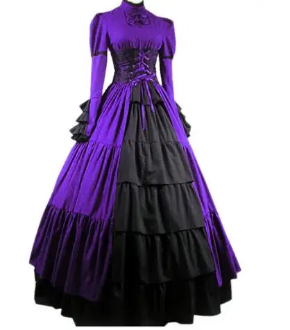 (LD019) Gothic Lolita Civil WarMedieval Dress Gothic Victorian Ball ...