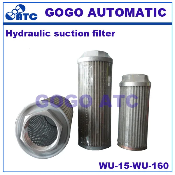 

Hydraulic suction filter element WU-16/25/40/63/100/160*80/100/180-J for centralized lubrication system/CNC machine centre