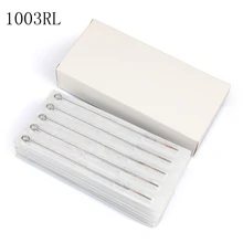 50 шт Ассорти Одноразовые стерилизованные иглы татуировки медицинские для тату машин пистолет лайнер шейдер 3/5/7/9/11/14/15/18RL