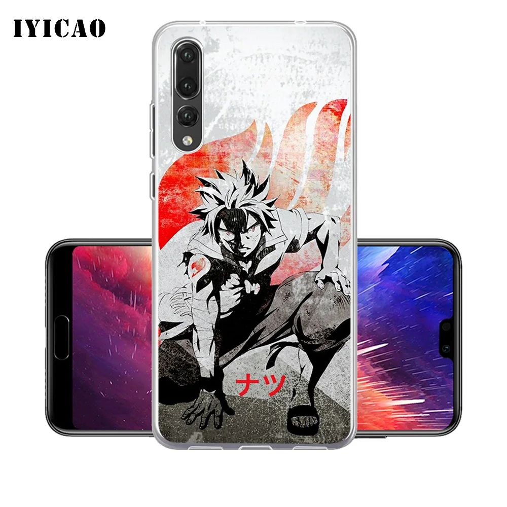 IYICAO Fairy Tail Мультфильм Мягкий силиконовый чехол для телефона для huawei P30 P20 Pro P10 P9 P8 Lite P Smart чехол из ТПУ