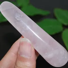 Стразы из розового кварца Расслабляющая палочка тело массажер камни для спа-массажа