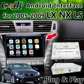

Lsailt Android 6.0 GPS Navigation Box for 2005-2009 Lexus LX NX LS support android auto , CarPlay by lsailt