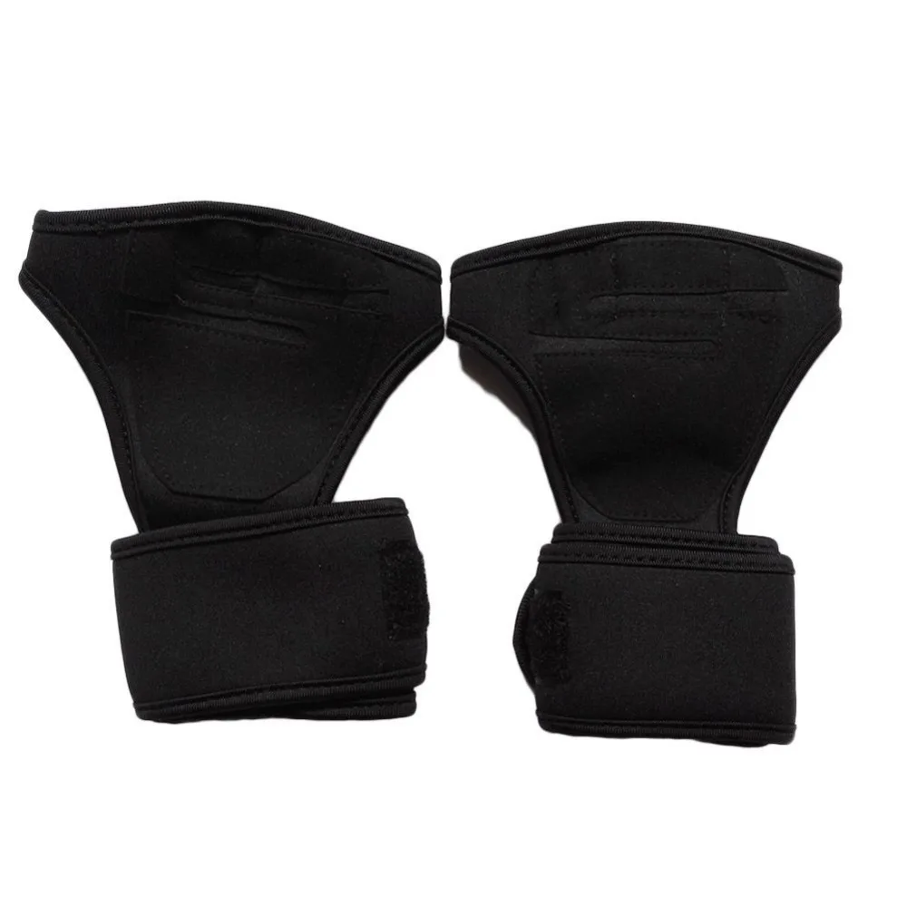 Anti-skid Half Finger Weightlifting Gloves Fitness Wrist Protector Bodybuilding Exercise Musculation Gym Sport Gloves Long Strap