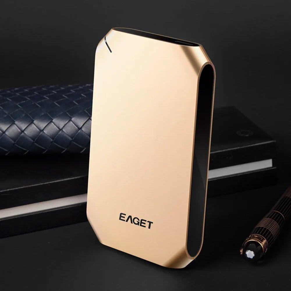 EAGET G60 External Hard Drive 500GB 1TB High Speed USB 3.0 Hard Disk Shockproof Encryption Mobile HDD For Desktop Laptop