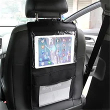 Универсальный автомобильный Органайзер на заднее сиденье для планшета, ПК, подставка для iPad, держатель для заднего сиденья автомобиля, сумка для хранения, многокарманный держатель для автомобильного сиденья