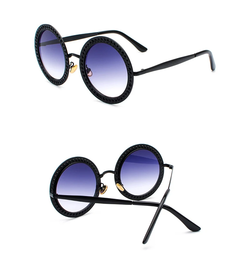 New Fashion Diamond Round Sunglasses (27)