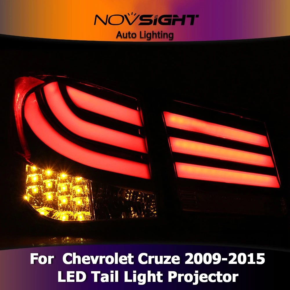 NOVSIGHT Автомобильная фара ламповый проектор тормозной сигнал лампа DRL Подходит для Chevrolet Cruze 2009 2010 2011 2012- авто освещение