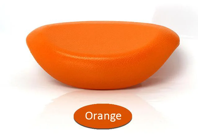 Полиуретановая разноцветная подушка для ванной с присоской Роскошные Товары для ванной комнаты 4 цвета Гарантия качества YS-11 - Цвет: Orange