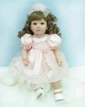 

The cute vinyl silicone reborn baby dolls accompany sleeping lifelike princess toddler doll kid limited christmas new year gifts