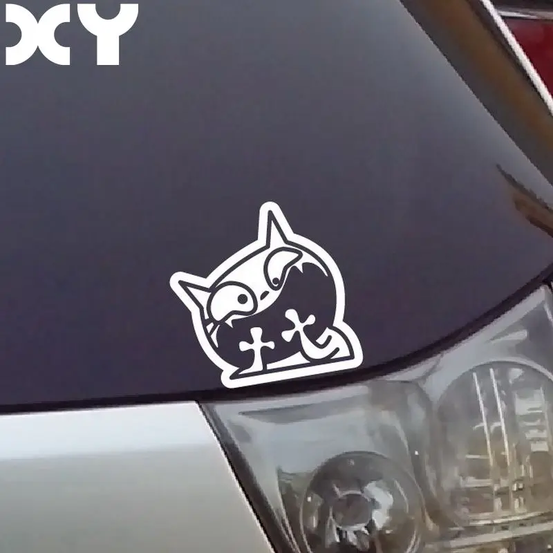 

Surprised Cat High Quality Reflective Tape Waterproof Car Stickers and Vinyl Decals Funny Stickers