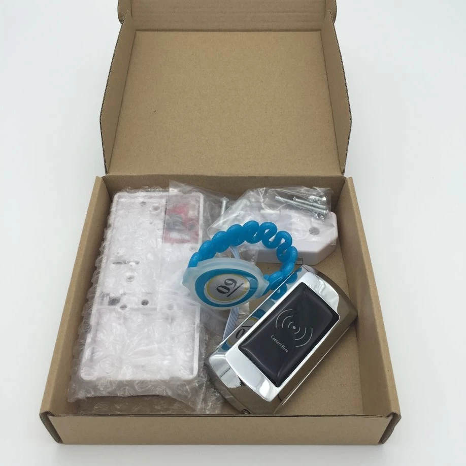 Бесплатная доставка цифровой РЧ EM тег сауна RFID карты шкафчик замок для бассейна