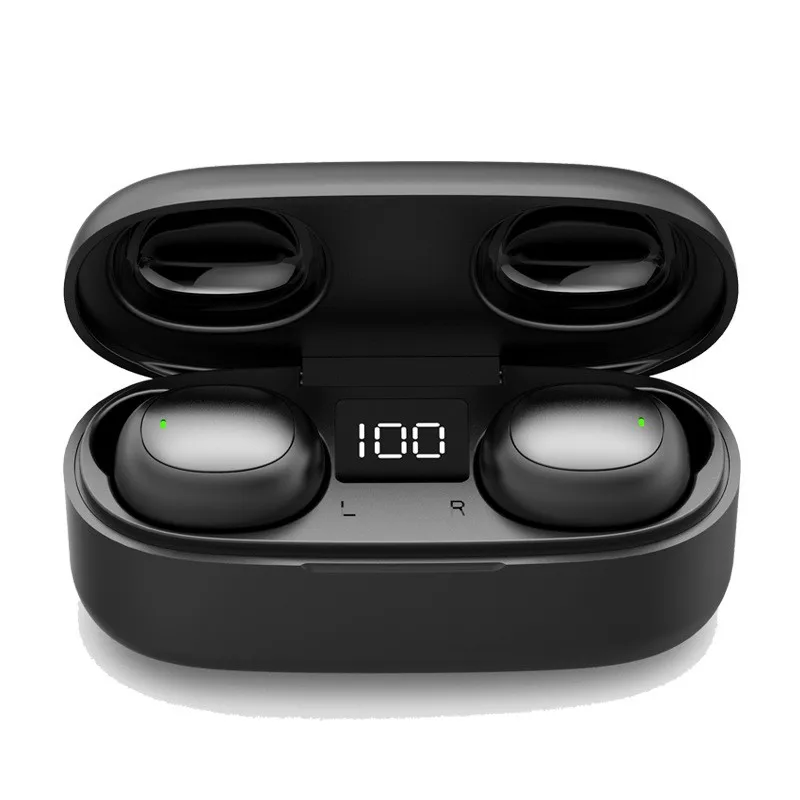Bluetooth 5 0 наушники TWS светодиодный цифровой дисплей HD стерео беспроводные