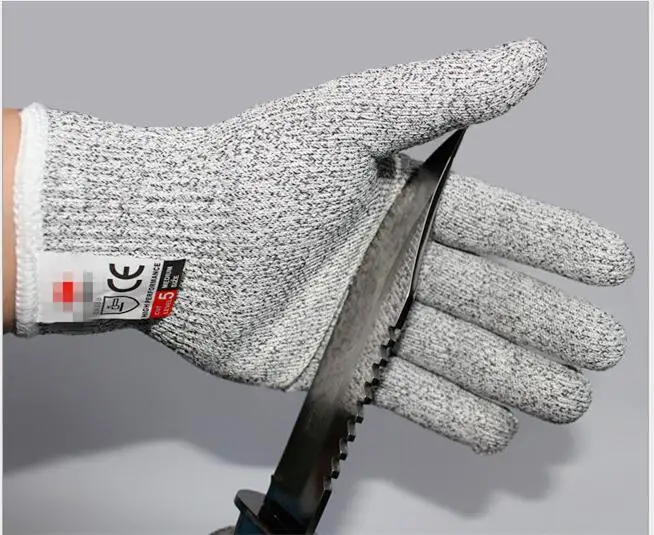 100 пар/лот устойчивые к порезам перчатки анти-вырезанные пищевой уровень 5 кухонные мясники защитные перчатки с сенсорным экраном наружные перчатки для экстремального отдыха