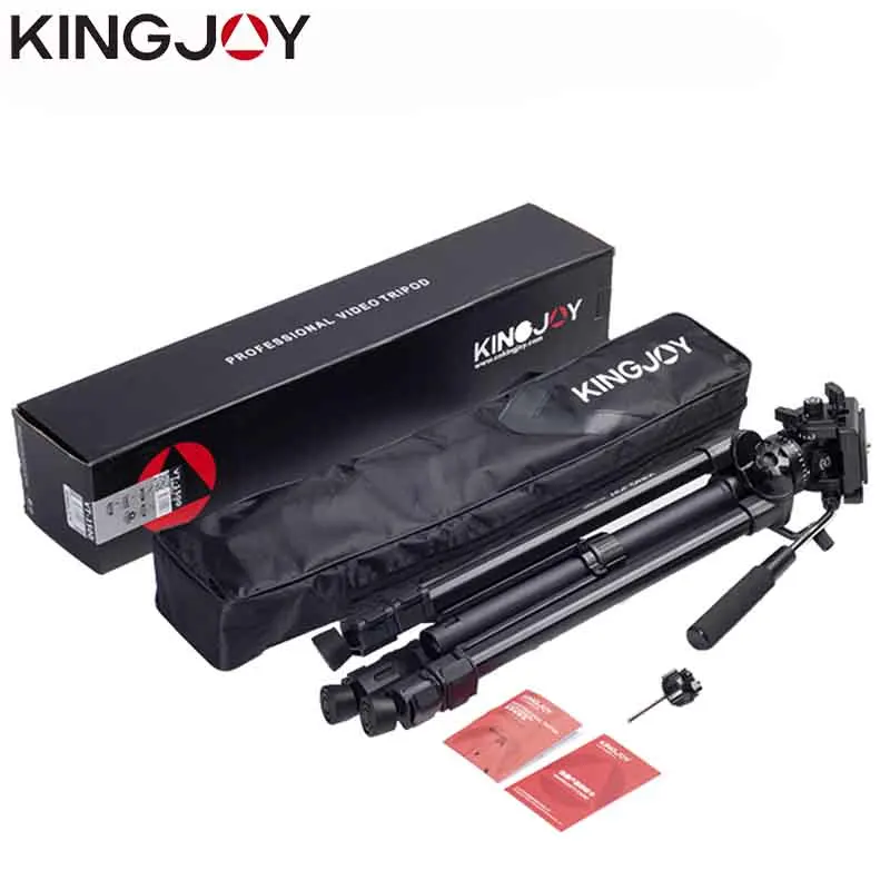 KINGJOY официальный VT 1500 Штатив для видео Камера стенд Profesional всех моделей